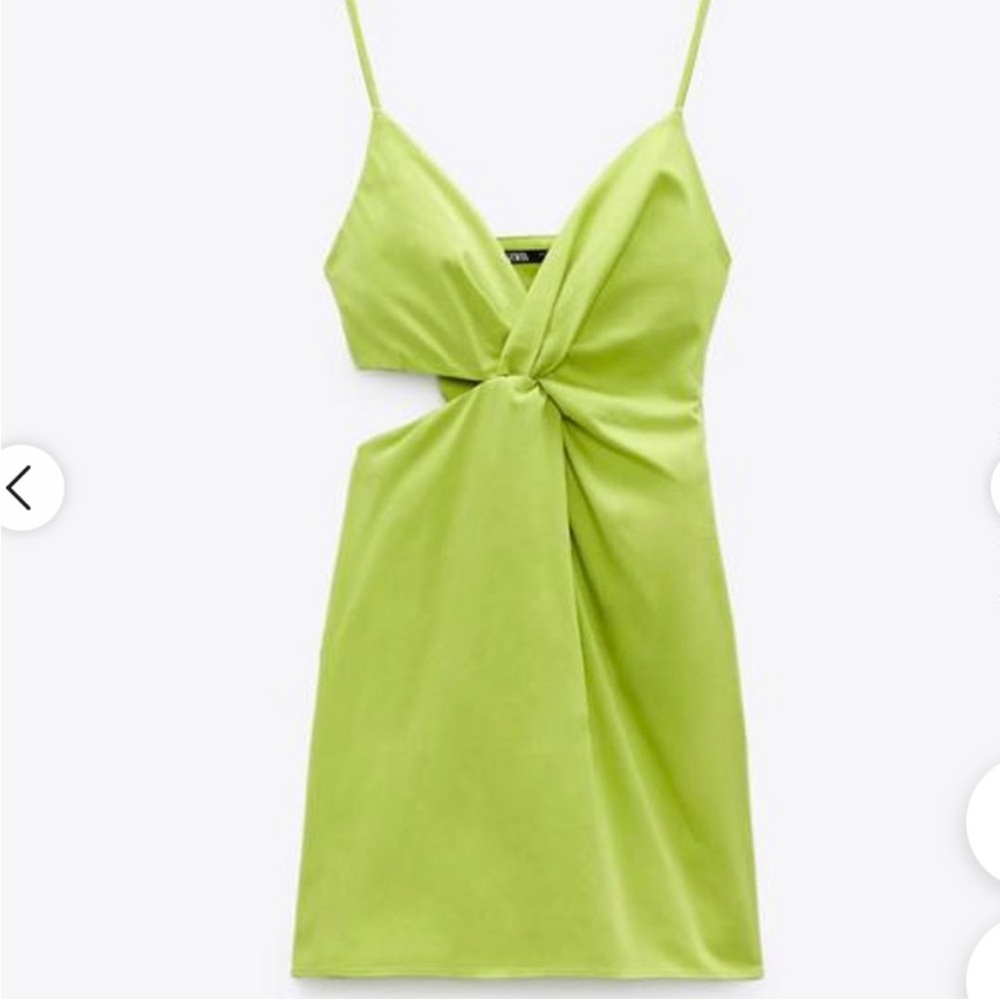 Green XL Zara dress like new!